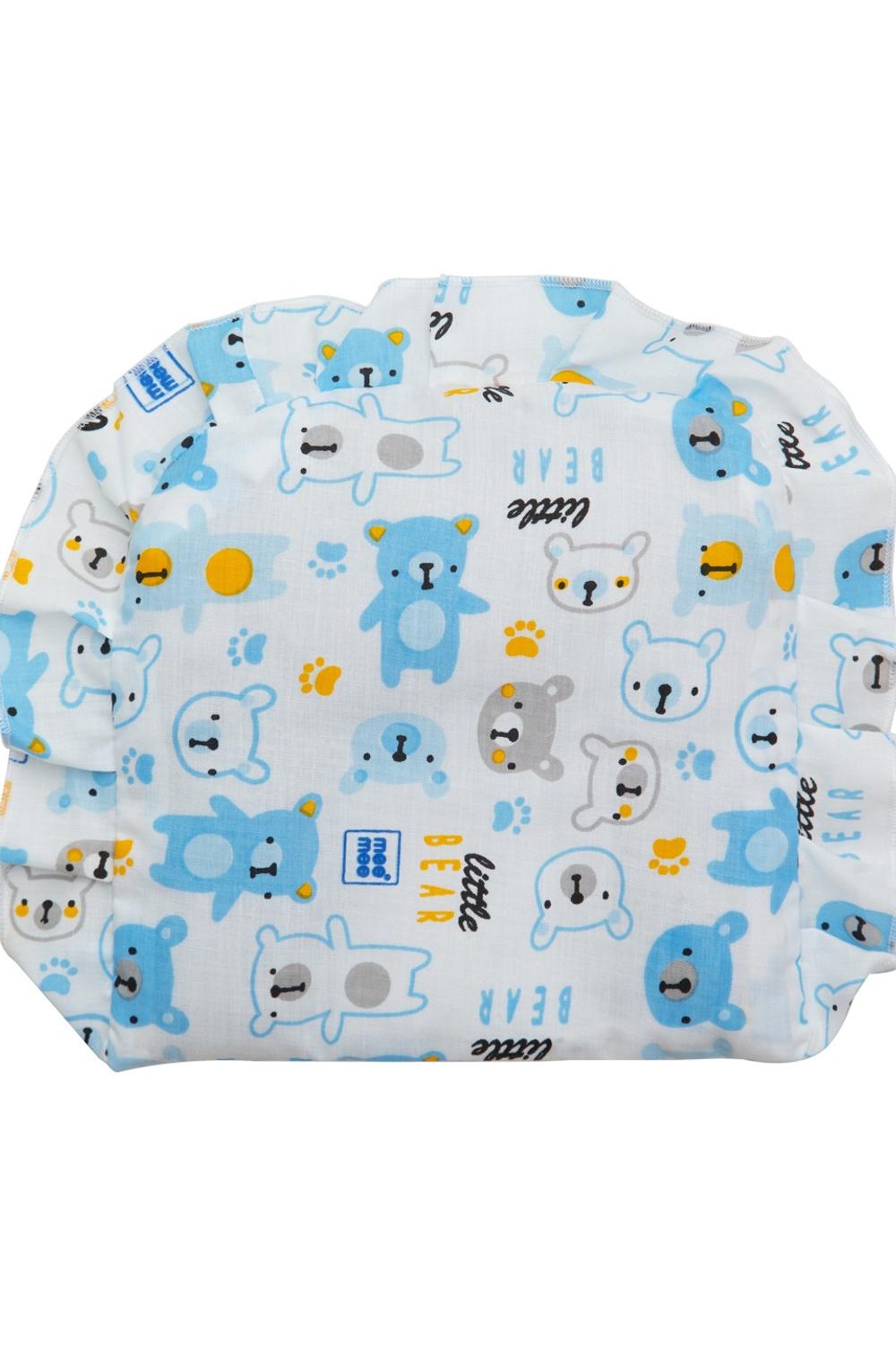Mee Mee Breathable Baby Pillow with Mustard Seeds (Blue)